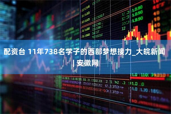 配资台 11年738名学子的西部梦想接力_大皖新闻 | 安徽网