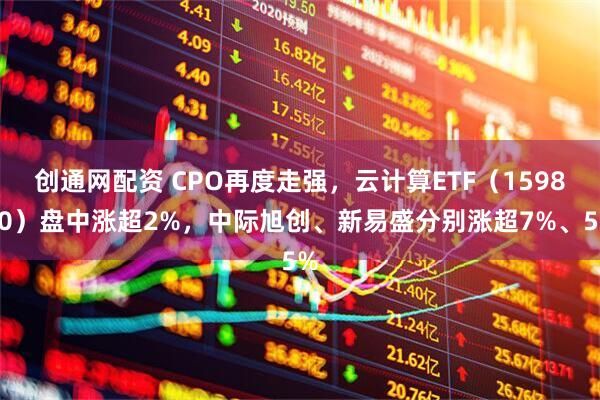 创通网配资 CPO再度走强，云计算ETF（159890）盘中涨超2%，中际旭创、新易盛分别涨超7%、5%