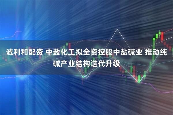 诚利和配资 中盐化工拟全资控股中盐碱业 推动纯碱产业结构迭代升级